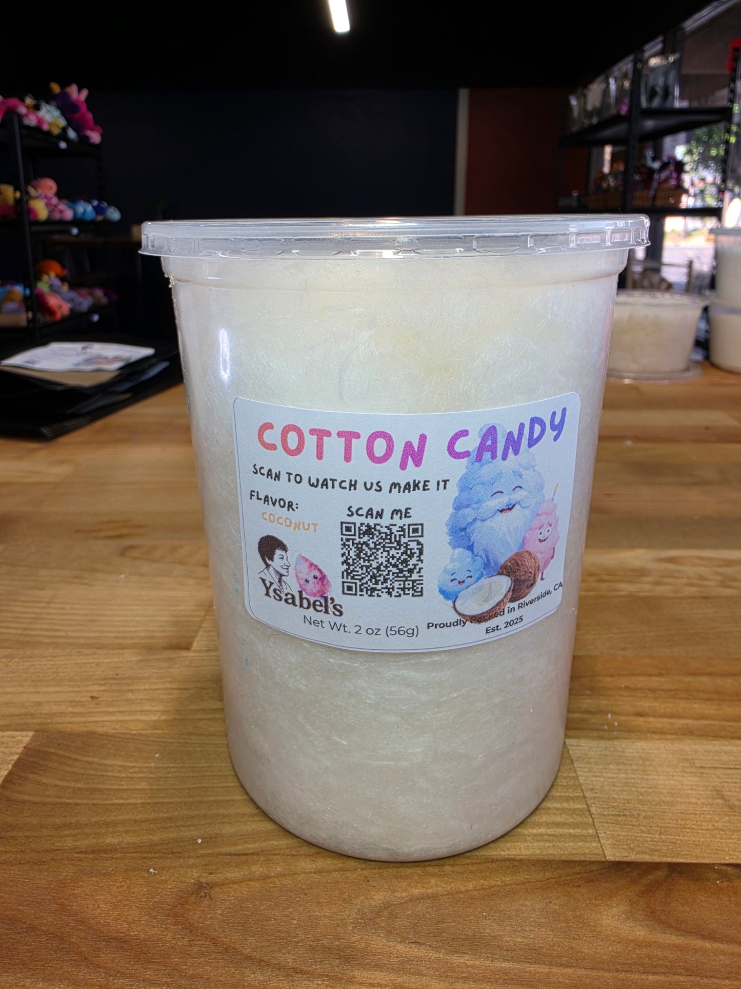 Fresh Spun Cotton Candy (2 oz tubs)