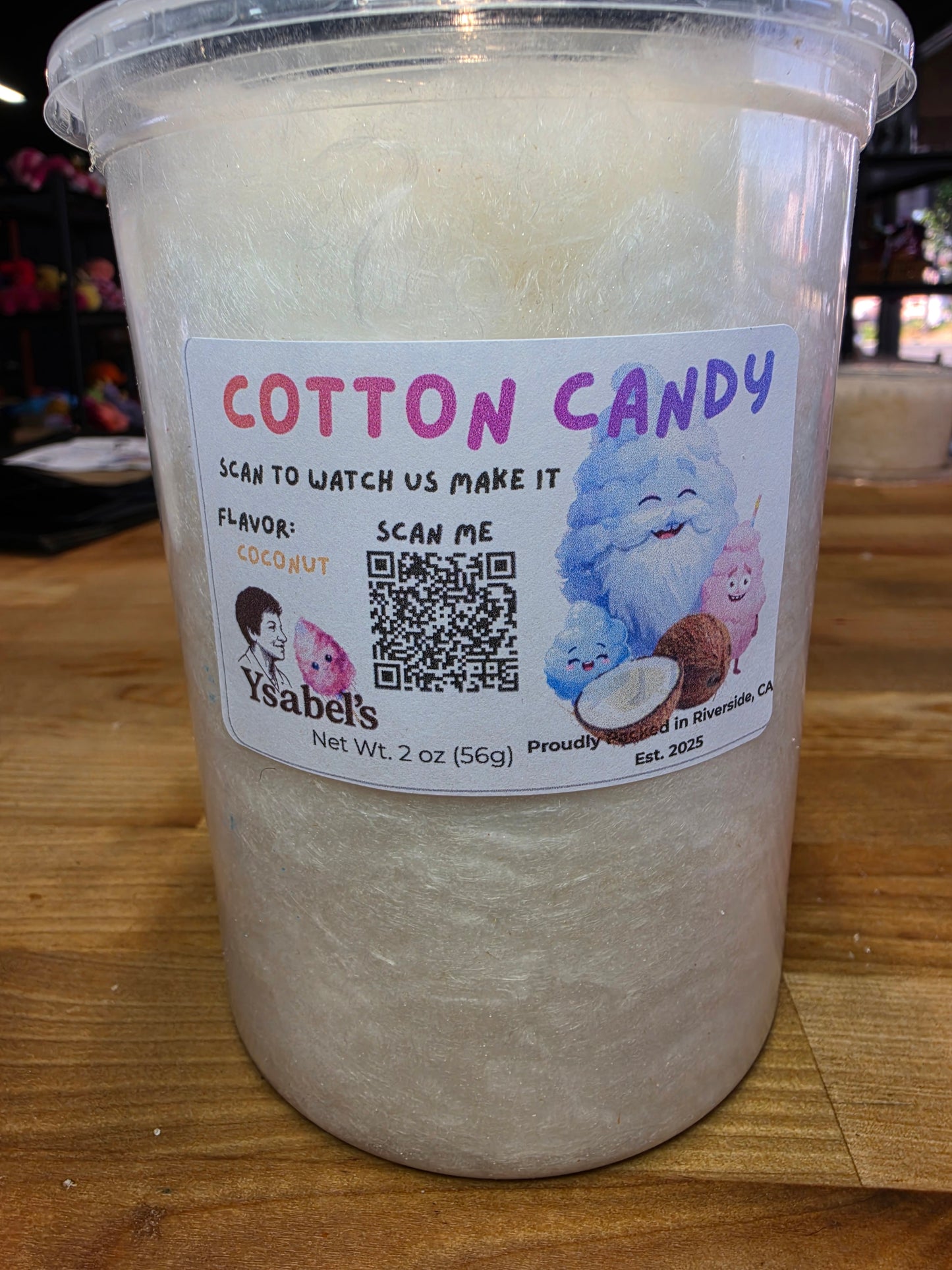 Fresh Spun Cotton Candy (2 oz tubs)