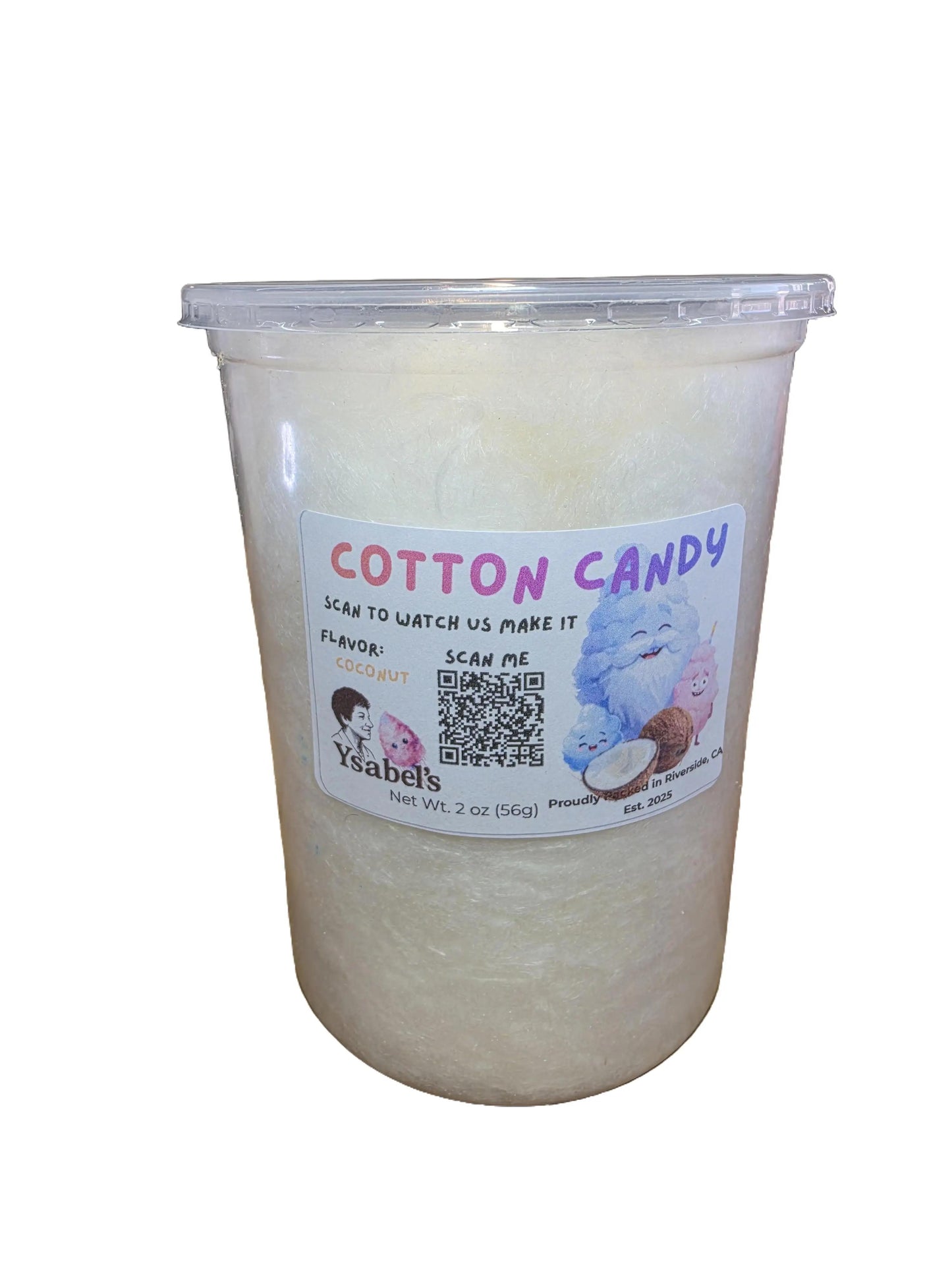Fresh Spun Cotton Candy (2 oz tubs)