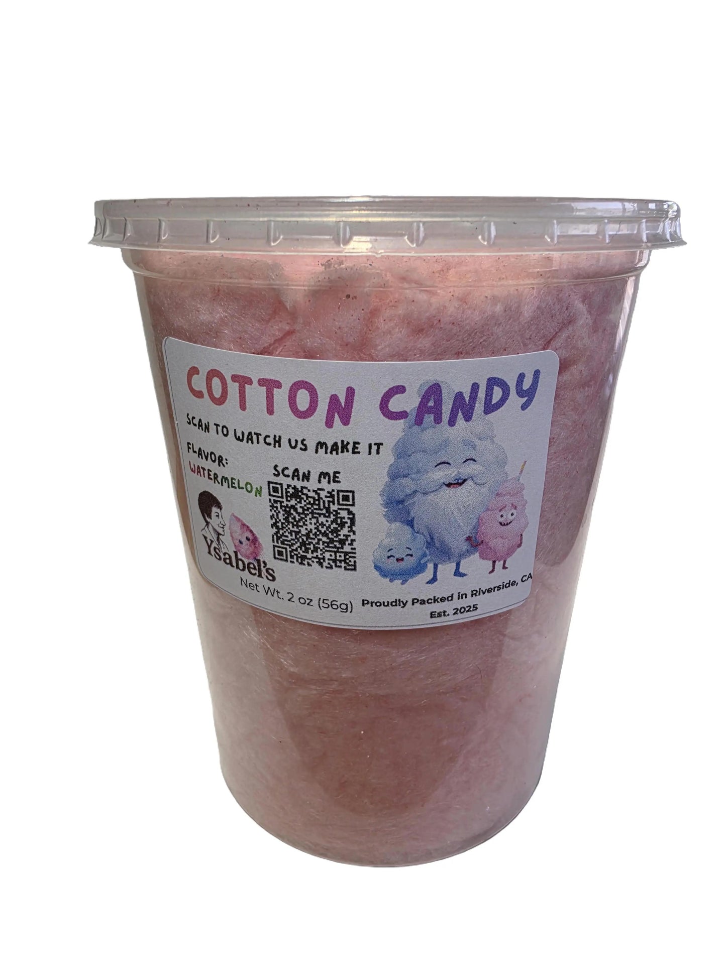 Fresh Spun Cotton Candy (2 oz tubs)